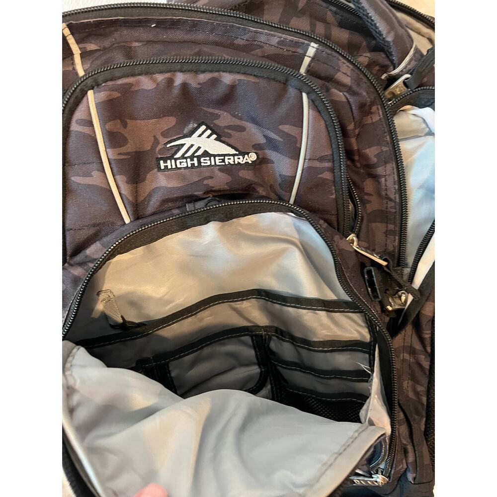 High Sierra Camo Computer Backpack - Picture 3 of 5